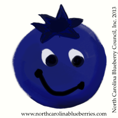 Blue Blueberry smiles as king of berries!