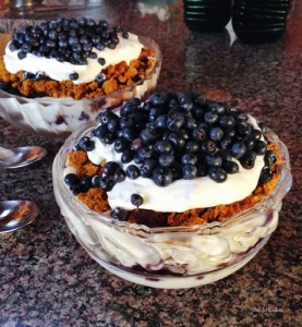 Pumpkin Blueberry Trifle by Erika Kerekes