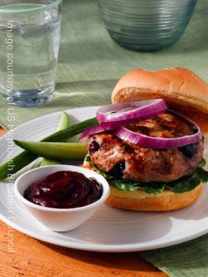 image turkey blueberry burger
