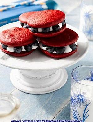 image blueberry whoopie pie recipe courtesy of the US Highbush Blueberry Council