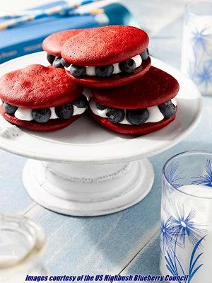 image blueberry whoopie pie recipe courtesy of the US Highbush Blueberry Council
