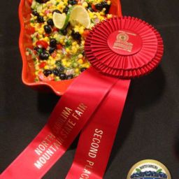 Rainbow Salad by Sharon Gates 2nd Place NC Mountain State Fair